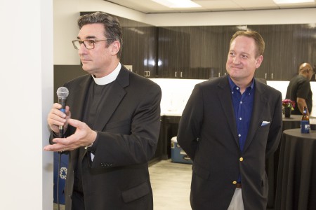 Rev. Stuart Bates with Jimmy Vallee